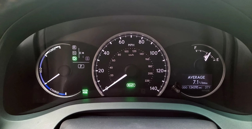 Lexus CT cena 45480 przebieg: 217000, rok produkcji 2012 z Białystok małe 211